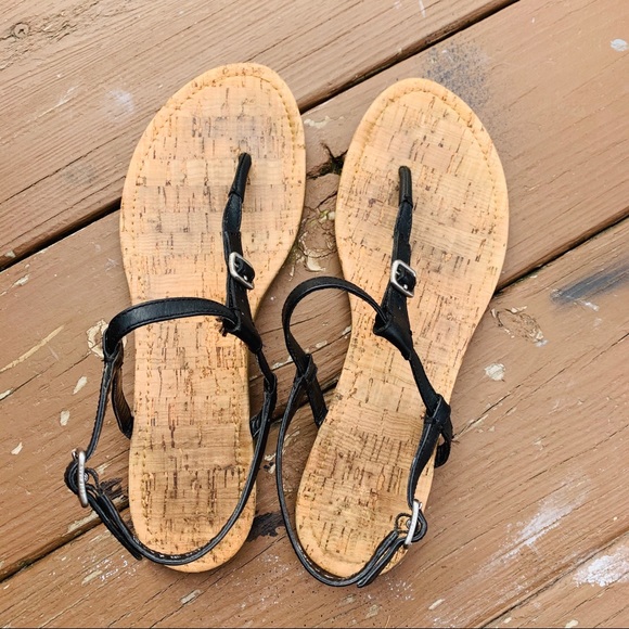 Cole Haan Shoes - Cole Haan Cork Leather Sandals 8